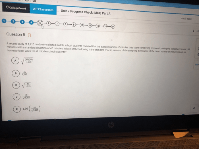 Ap bio unit 2 progress check mcq