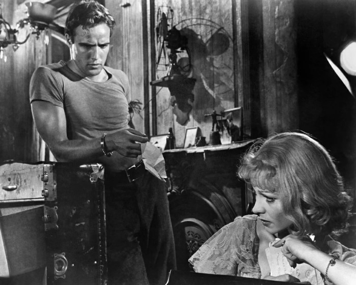 Streetcar desire named stanley blanche kowalski brando leigh vivien marlon opening broadway 64th anniversary dubois