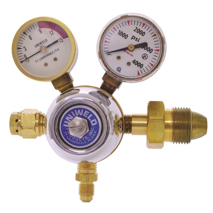 Why is a pressure regulator necessary when using nitrogen cylinders